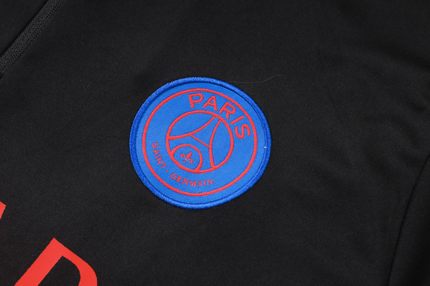 PSG 1/4 Zip Tracksuit Set - Black/Red