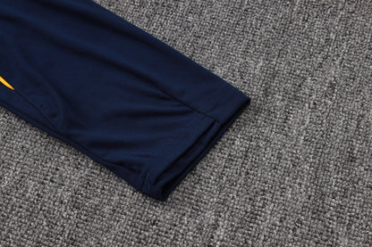 France 1/4 Zip Tracksuit Set - Navy/Blue