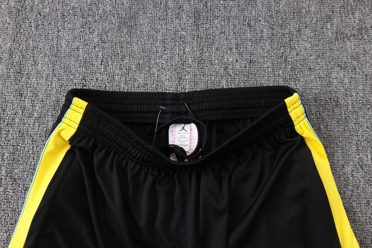 Brazil 1/4 Zip Tracksuit Set - Black/Yellow Jordan
