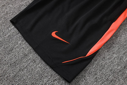 Netherlands Training Kit  - Black/Orange