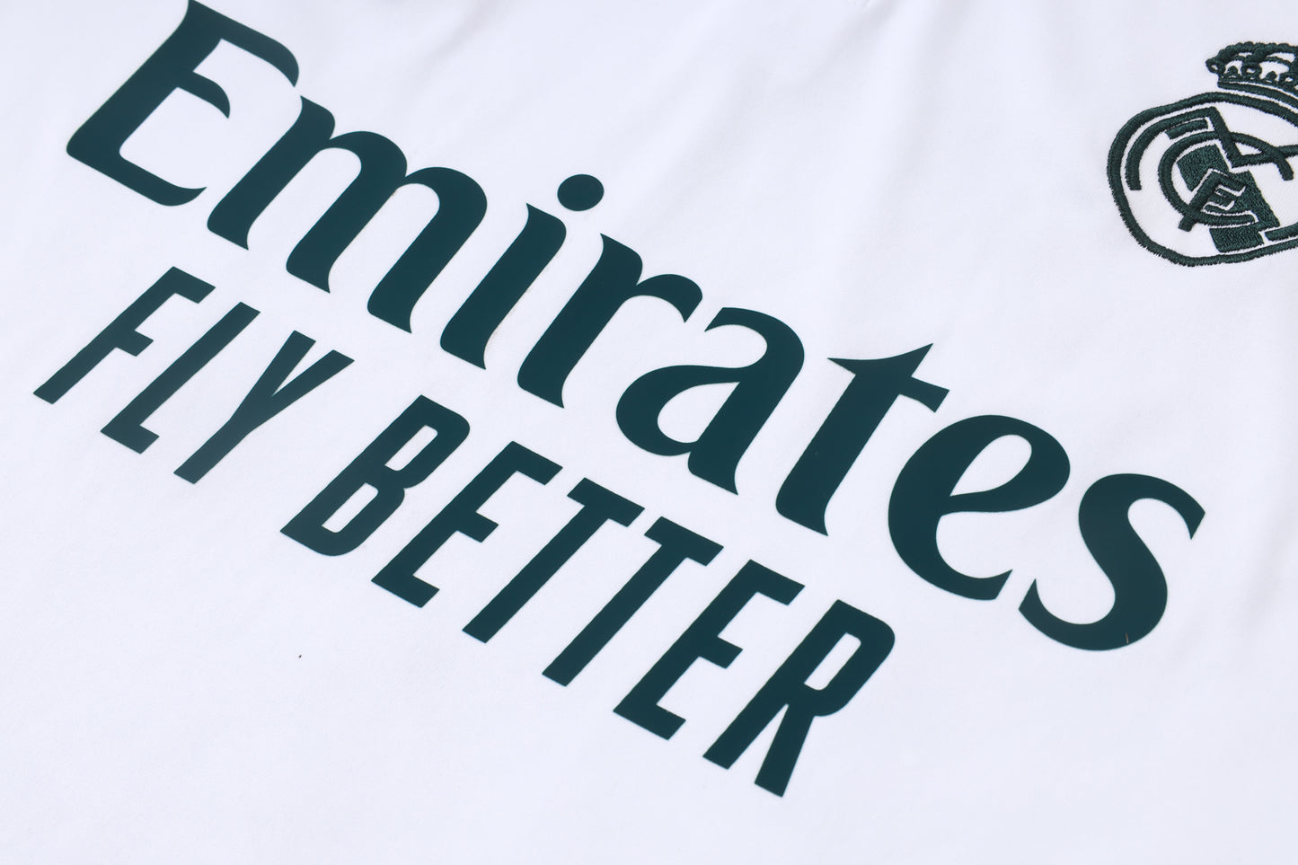 Real Madrid 1/4 Zip Tracksuit Set - Home