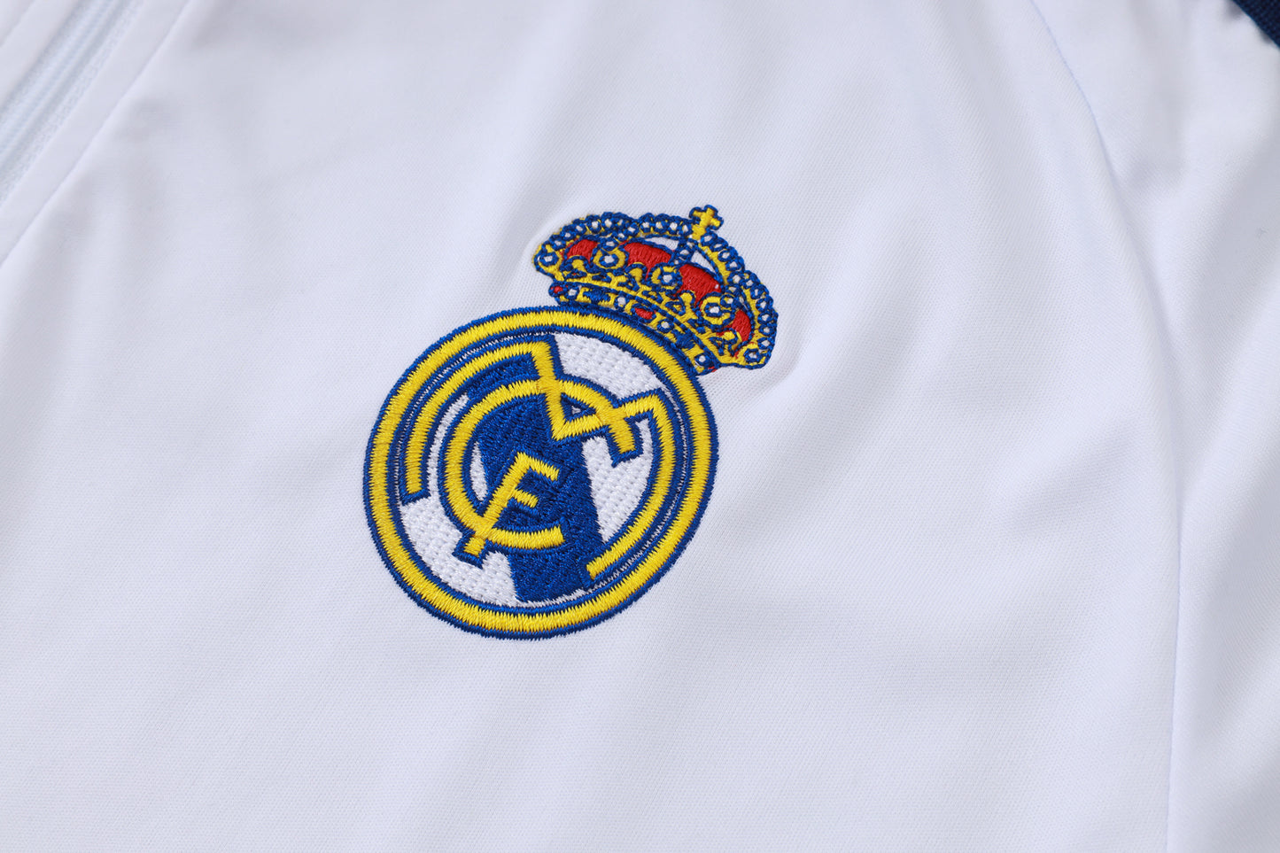 Real Madrid 1/4 Zip Tracksuit Set - Classic Home