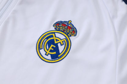 Real Madrid 1/4 Zip Tracksuit Set - Classic Home