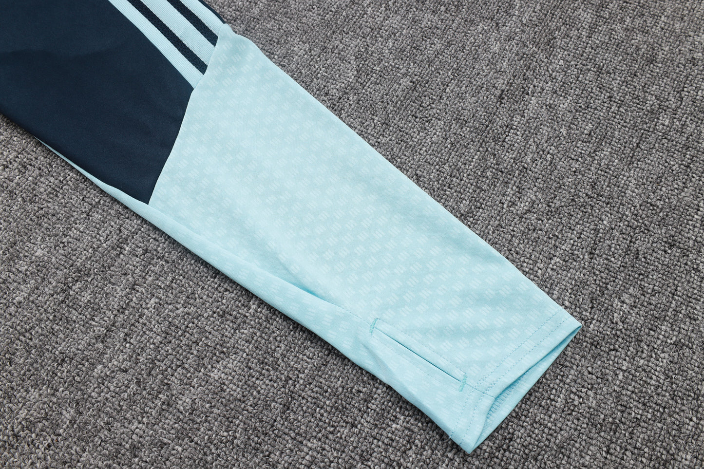 Argentina 1/4 Zip Tracksuit Set - Navy/Light Blue