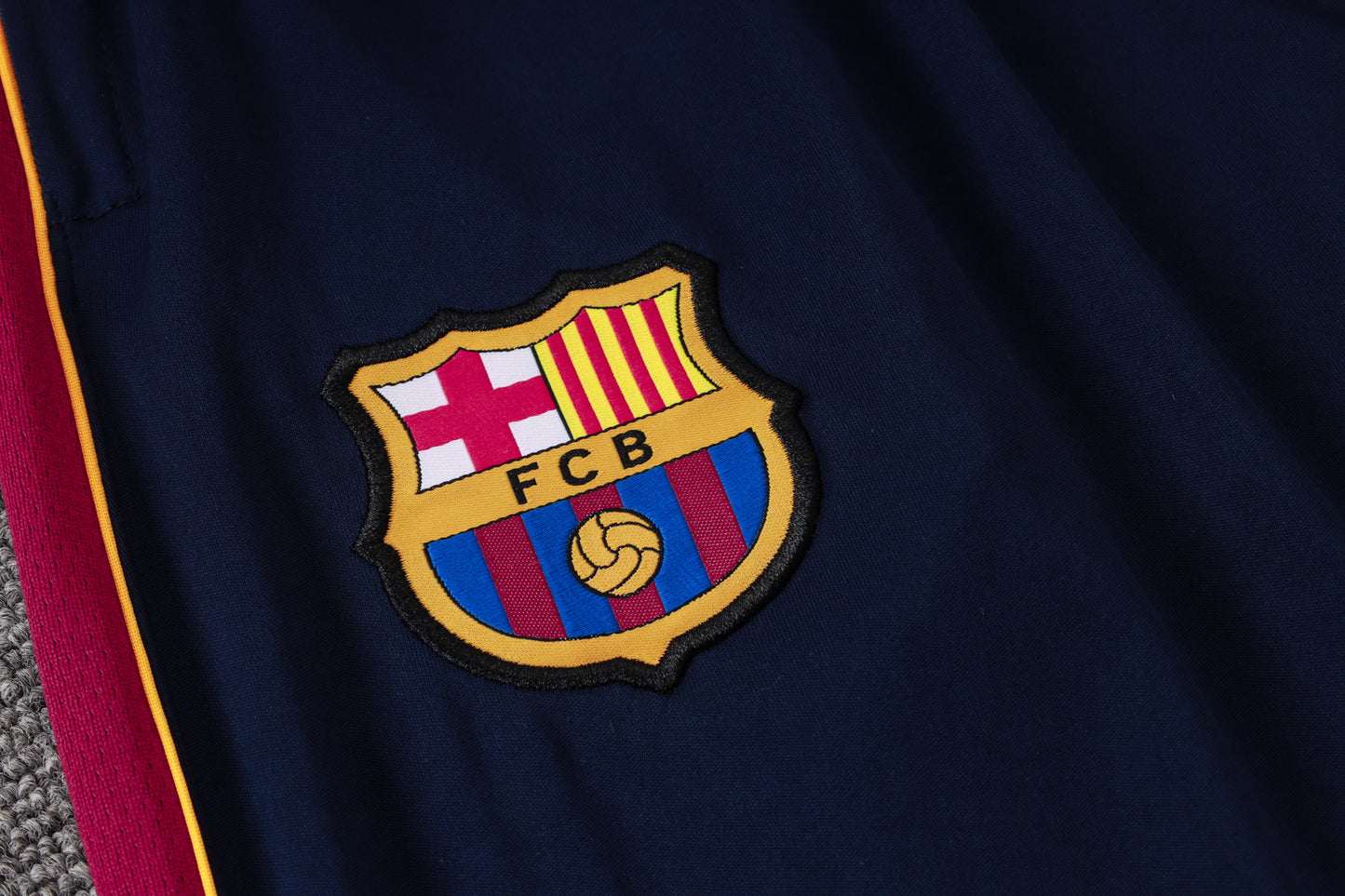 Barcelona 1/4 Zip Tracksuit Set - Maroon/Navy