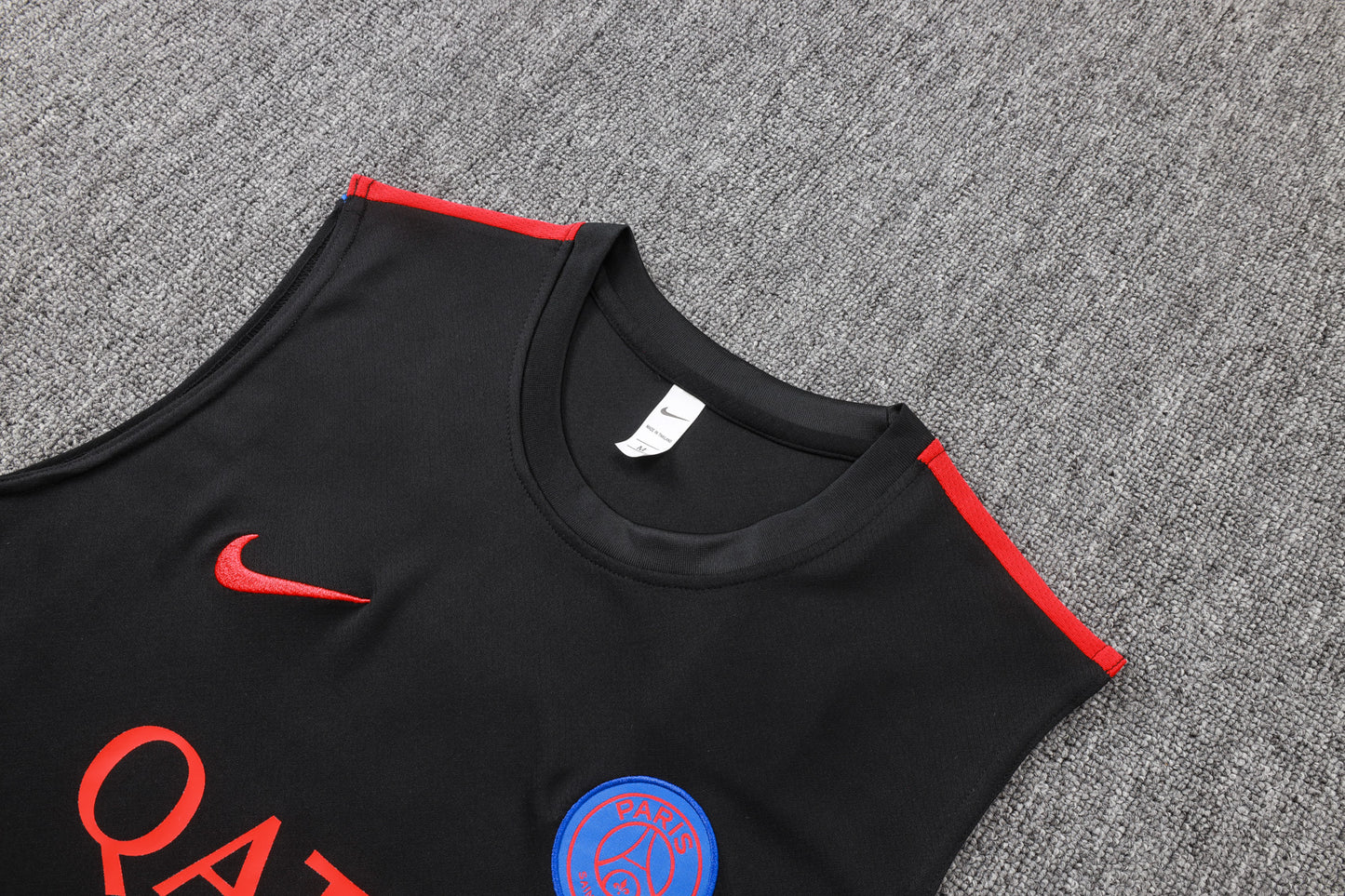 PSG Sleeveless Training Kit - Black/Red