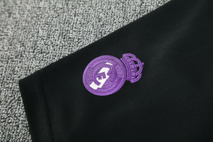 Real Madrid Sleeveless Training Kit - Black/Purple