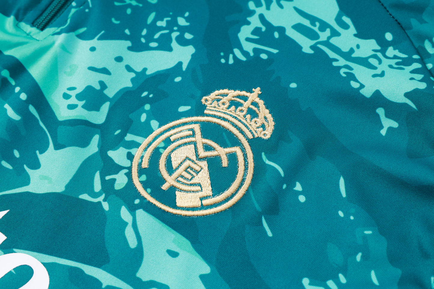 Real Madrid 1/4 Zip Tracksuit Set - Paradise