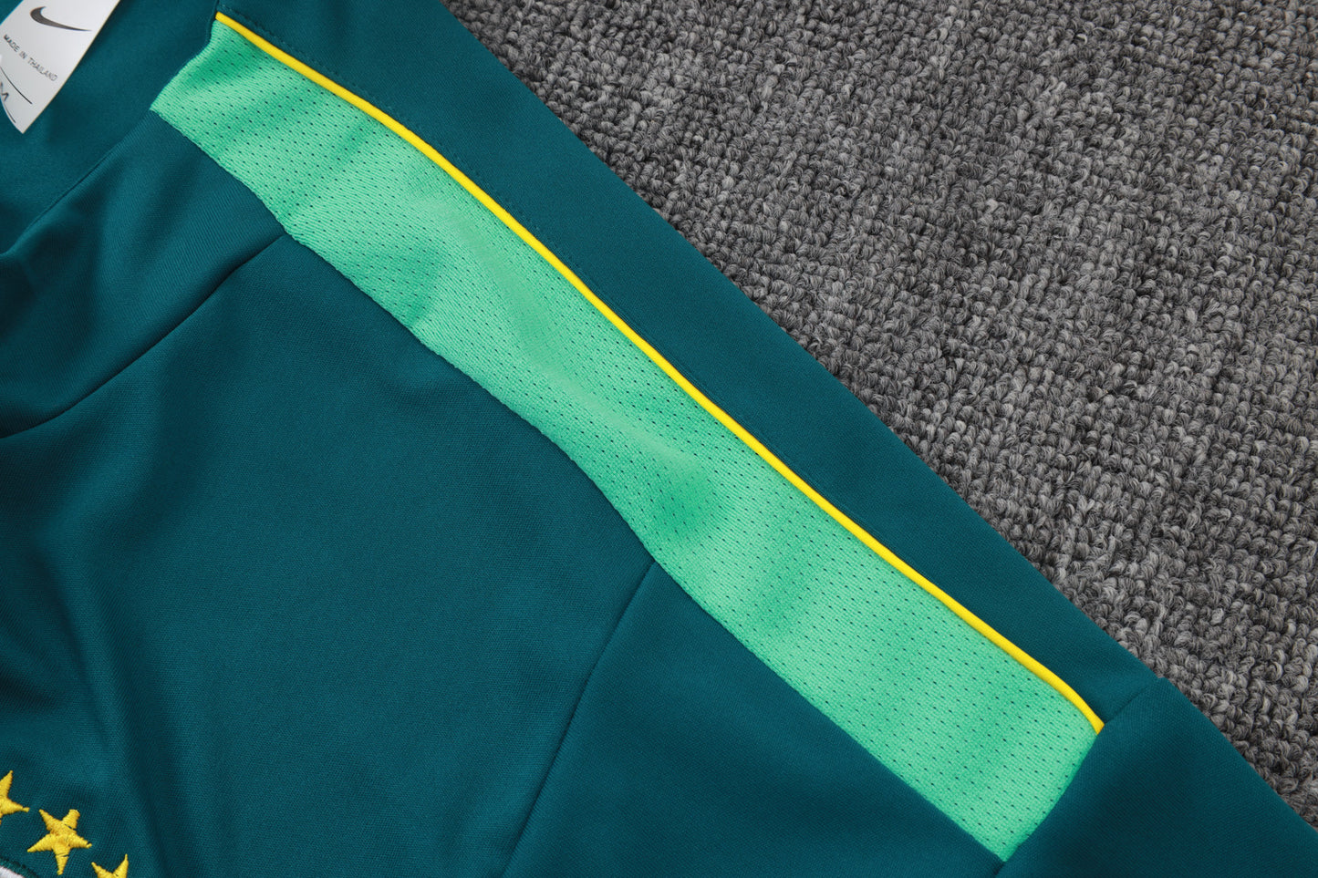 Brazil 1/4 Zip Tracksuit Set - Teal/Green