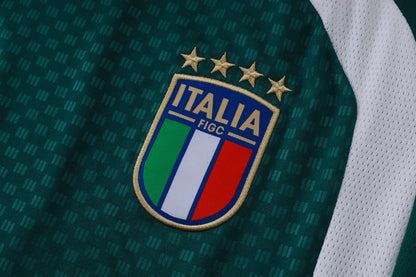 Italy Sleeveless Training Kit - Green/White