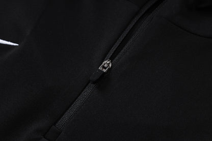 PSG 1/4 Zip Tracksuit Set - Black/White