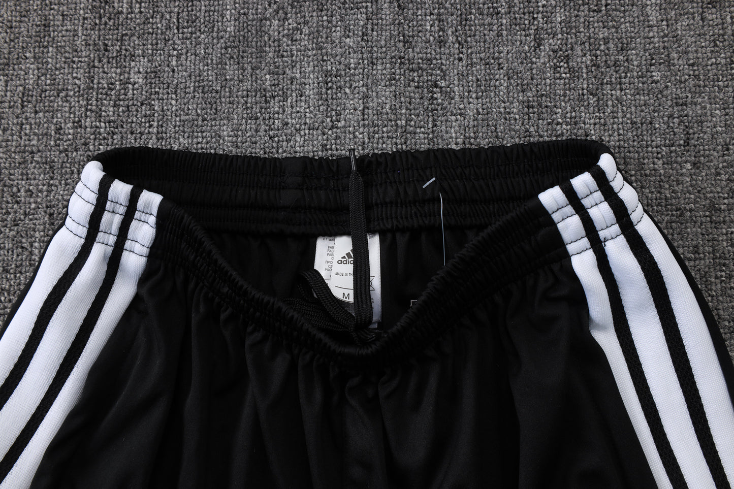 Real Madrid 1/4 Zip Tracksuit Set - Black/White/Grey