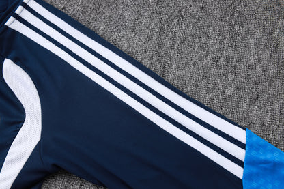 Cruzeiro 1/4 Zip Tracksuit Set - Navy/Blue