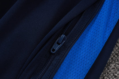 Inter Milan 1/4 Zip Tracksuit Set - Blue/Navy