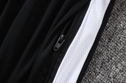 PSG 1/4 Zip Tracksuit Set - White/Black