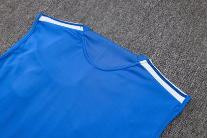 Cruzeiro Sleeveless Training Kit - Blue/Navy