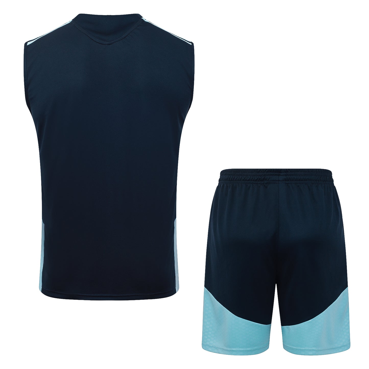 Argentina Sleeveless Training Kit - Navy/Light Blue