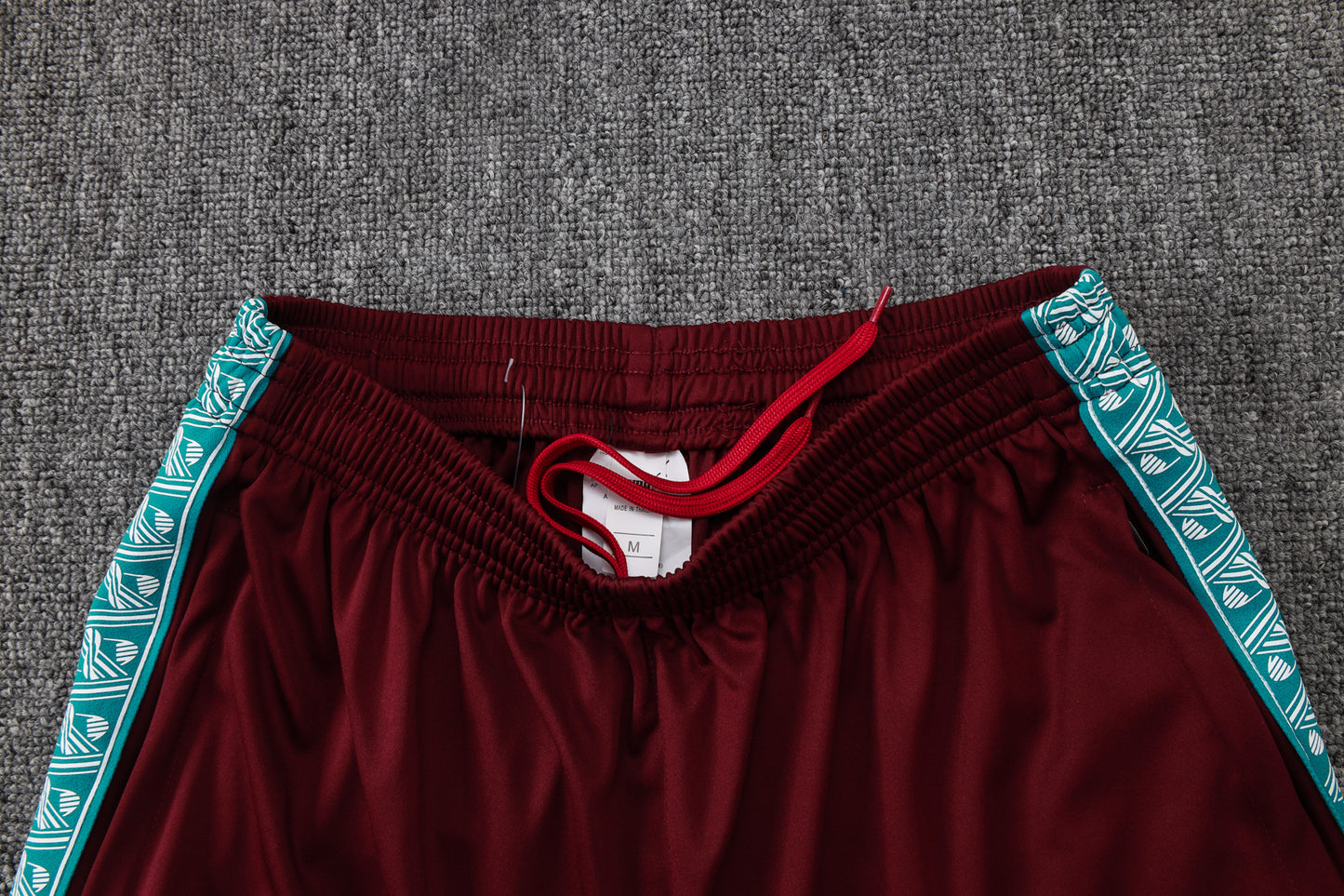 Portugal 1/4 Zip Tracksuit Set - Maroon/Teal