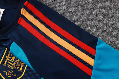 Spain Training Kit  - Navy/Light Blue
