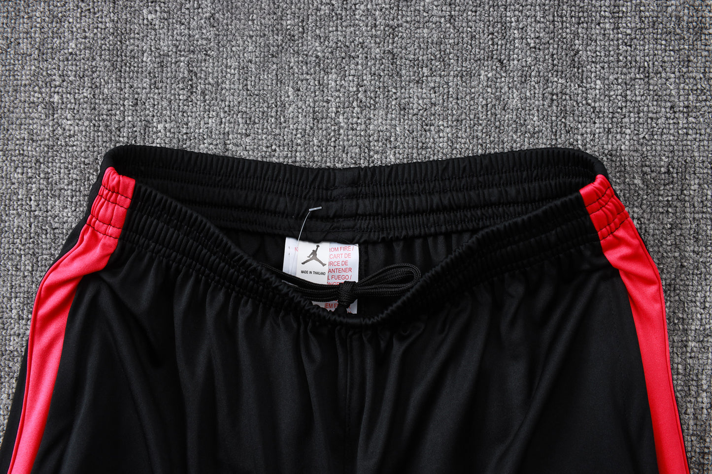 Brazil 1/4 Zip Tracksuit Set - Black/Red Jordan