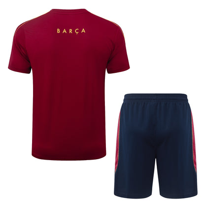 Barcelona Training Kit  - Maroon/Navy