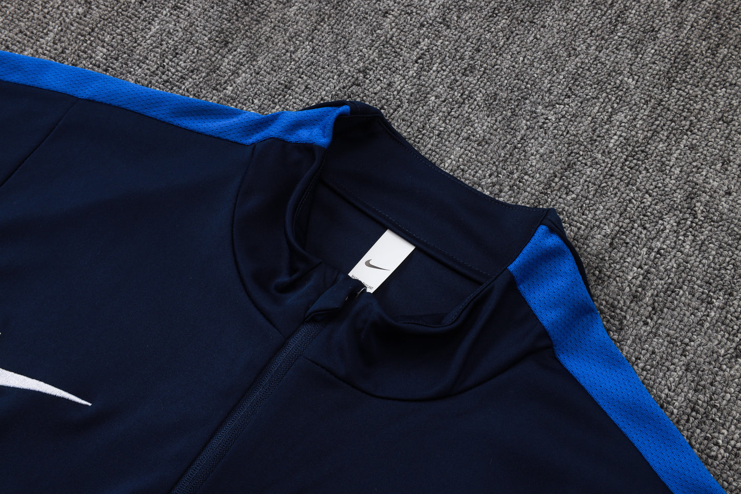 Inter Milan 1/4 Zip Tracksuit Set - Navy/Blue