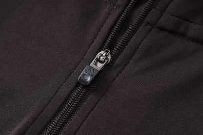 Flamengo 1/4 Zip Tracksuit Set - Black/White/Gold