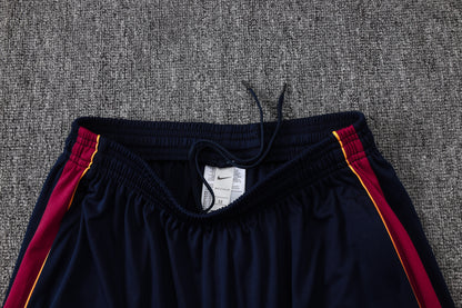 Barcelona 1/4 Zip Tracksuit Set - Maroon/Navy