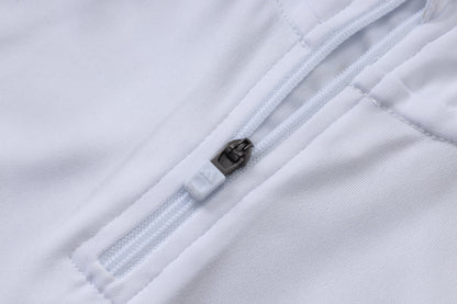 Juventus 1/4 Zip Tracksuit Set - White/Blue