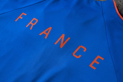 France 1/4 Zip Tracksuit Set - Blue