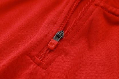 Germany 1/4 Zip Tracksuit Set - Red/Yellow/Black