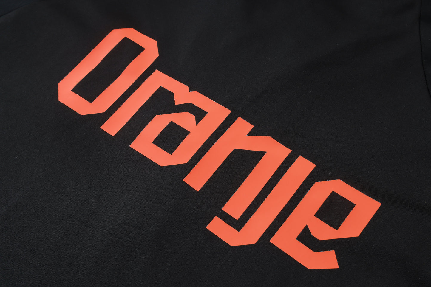 Netherlands 1/4 Zip Tracksuit Set - Black/Orange