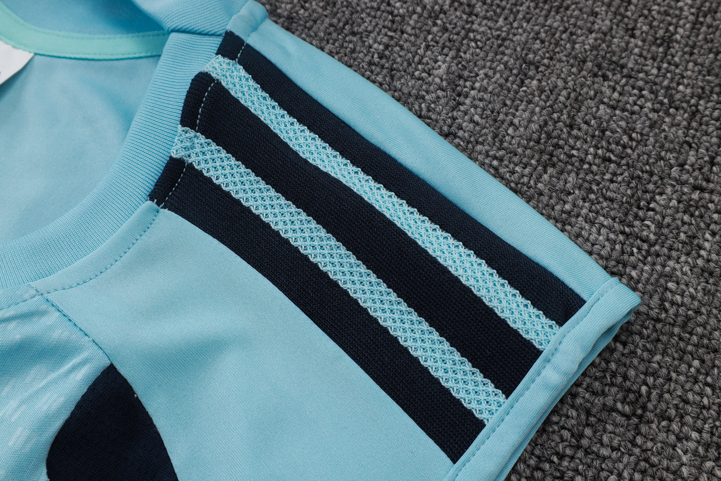 Argentina Sleeveless Training Kit - Light Blue/Navy