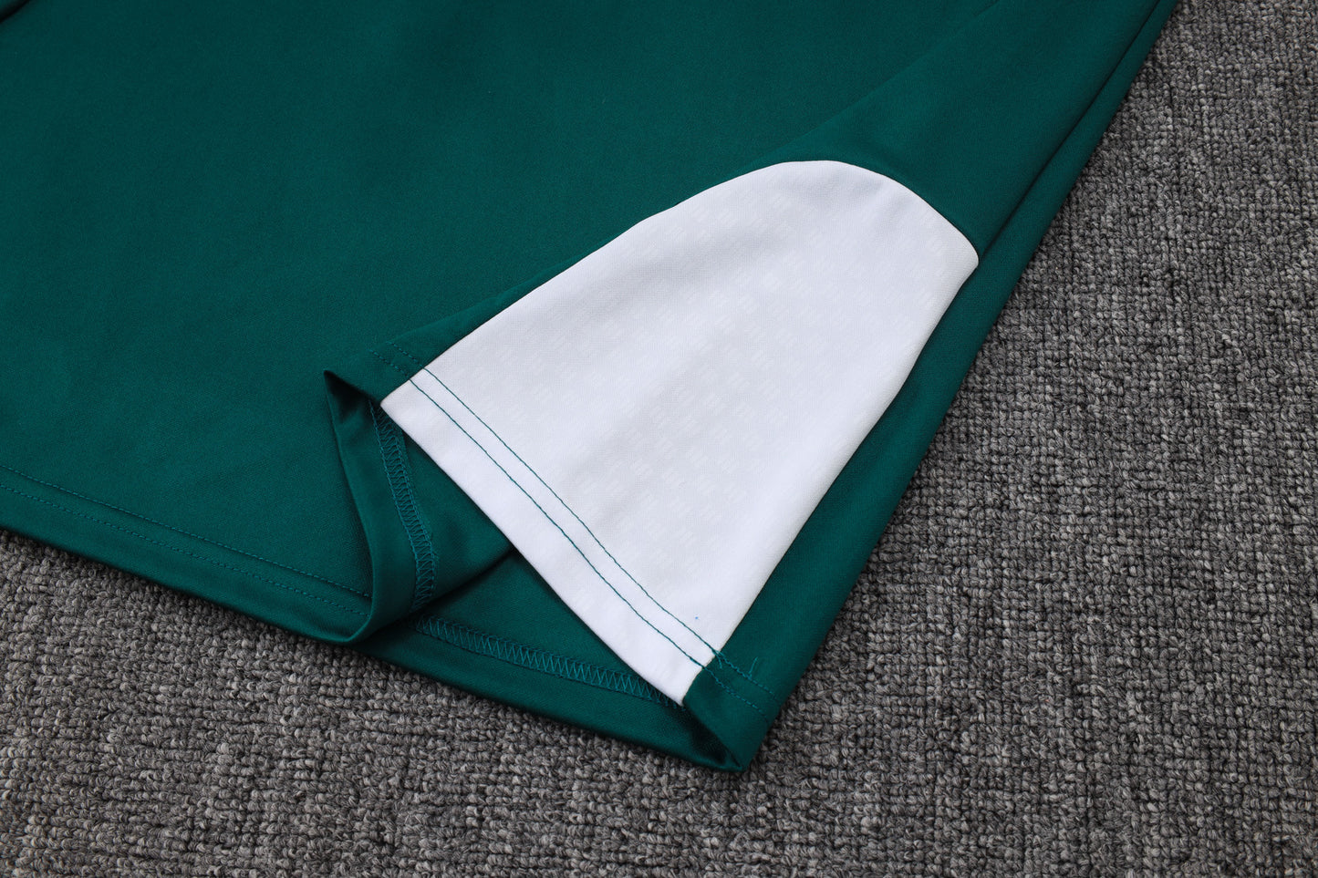 Italy 1/4 Zip Tracksuit Set - Green/White