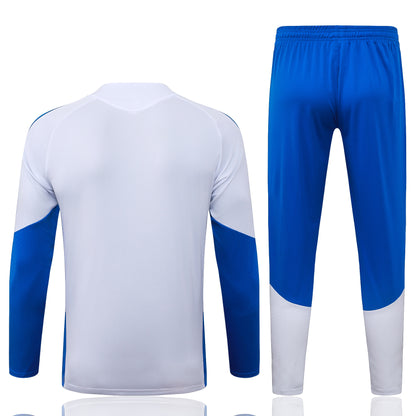 Juventus 1/4 Zip Tracksuit Set - White/Blue