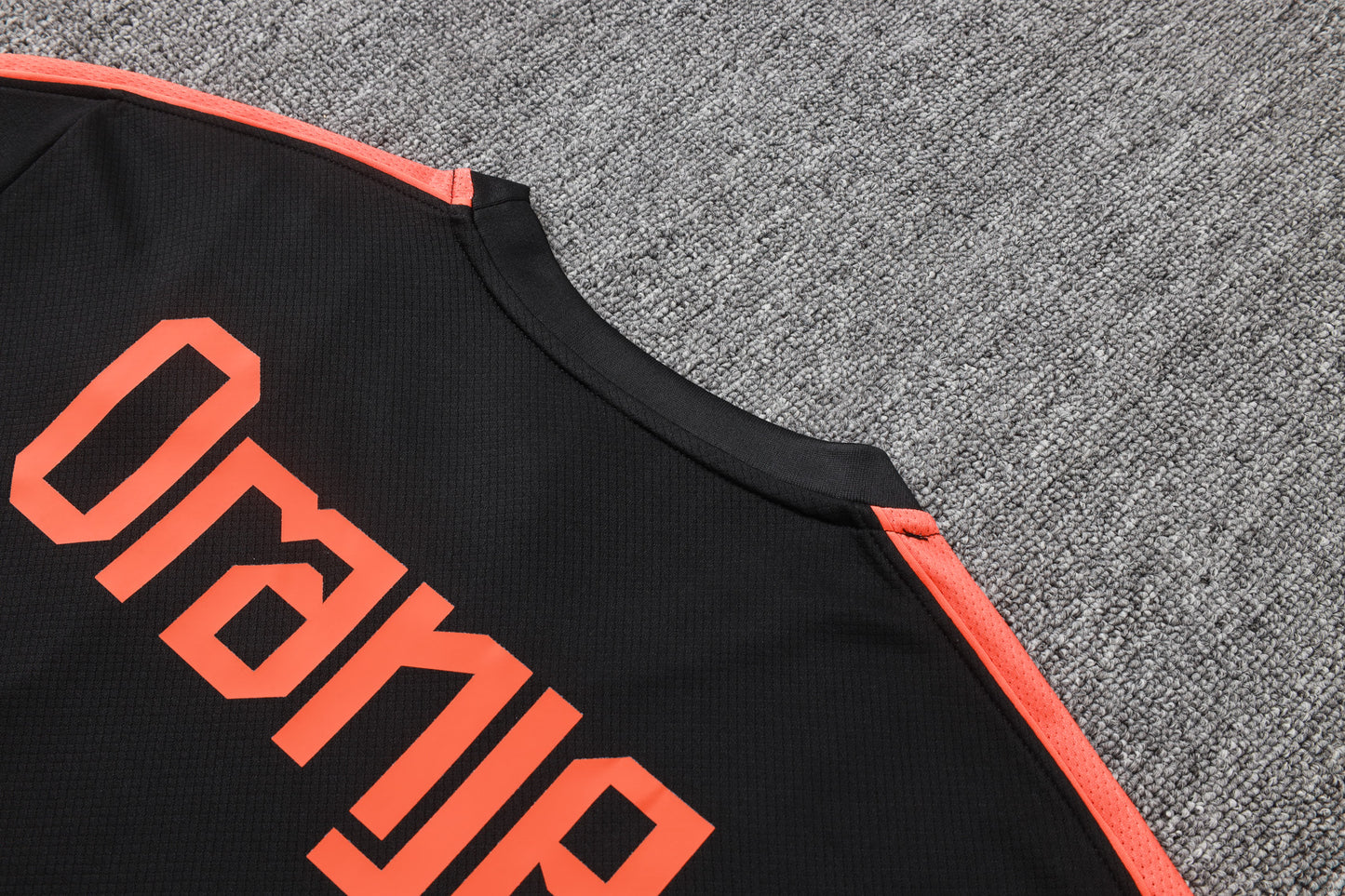 Netherlands Training Kit  - Black/Orange