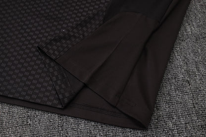 Flamengo Sleeveless Training Kit - Black/White/Gold