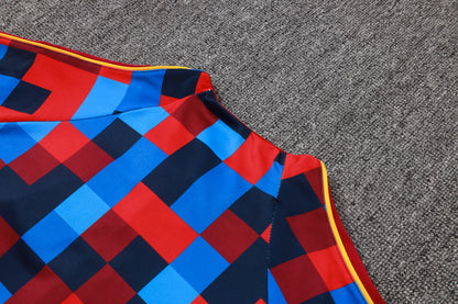 Barcelona 1/4 Zip Tracksuit Set - Pre Match