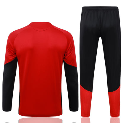 Germany 1/4 Zip Tracksuit Set - Red/Yellow/Black