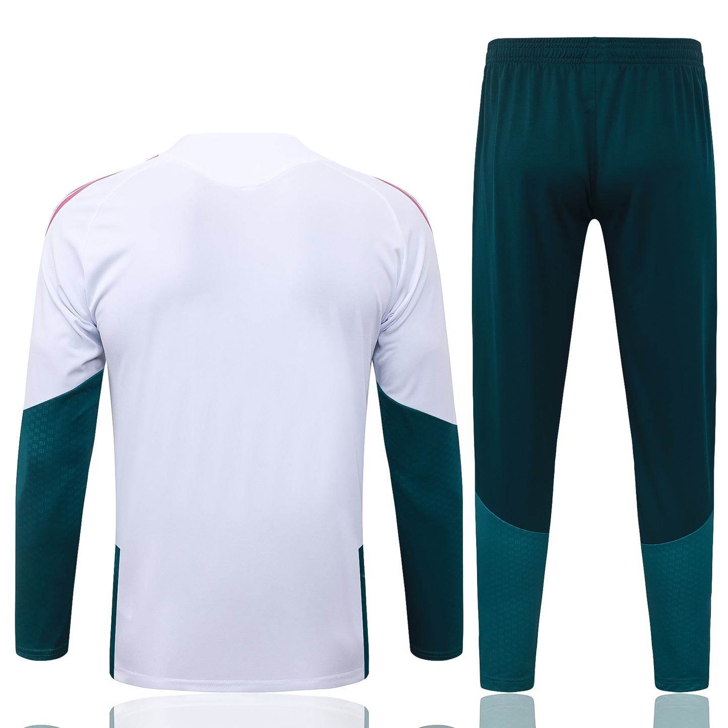 Real Madrid 1/4 Zip Tracksuit Set - Home