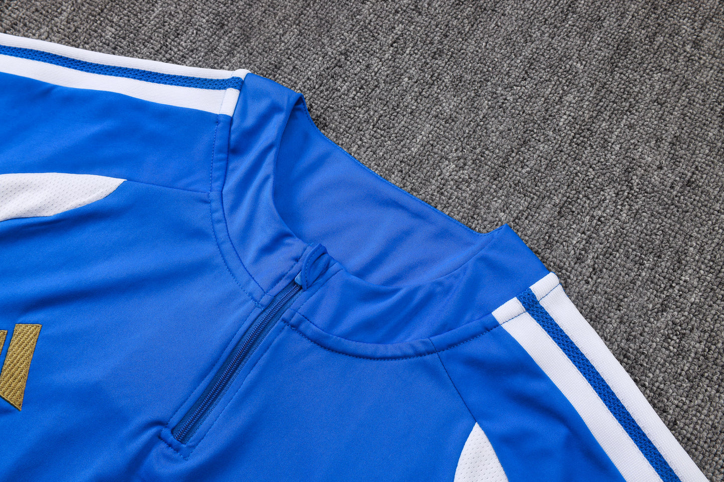Juventus 1/4 Zip Tracksuit Set - Blue/White