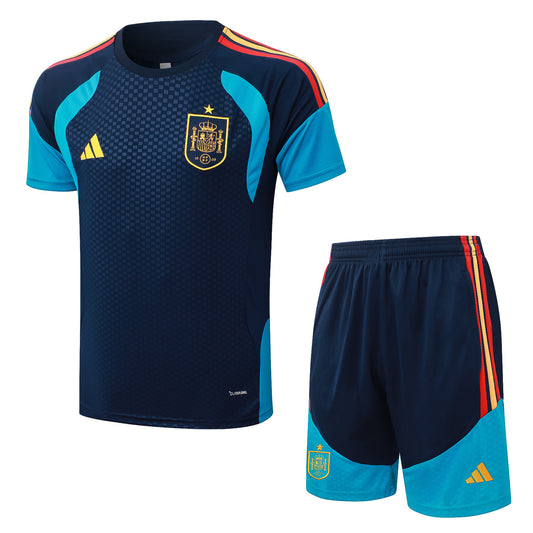 Spain Training Kit  - Navy/Light Blue