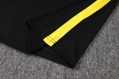 Brazil 1/4 Zip Tracksuit Set - Black/Yellow Jordan
