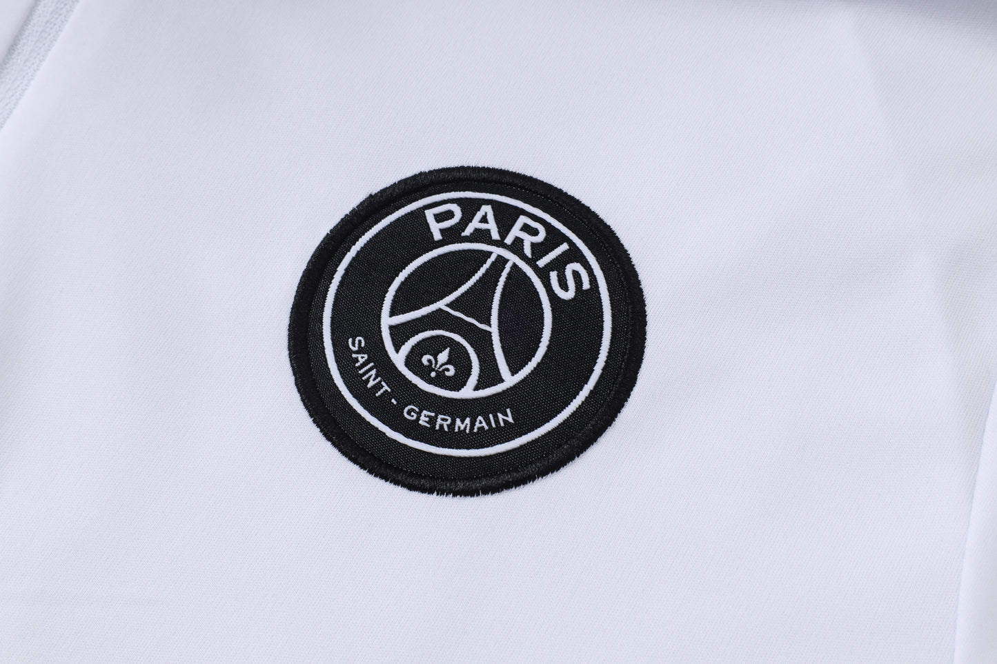 PSG 1/4 Zip Tracksuit Set - White/Black