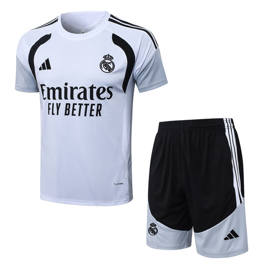 Real Madrid Training Kit  - White/Black/Grey