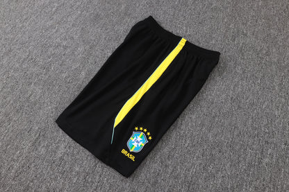 Brazil Sleeveless Training Kit - Black/Yellow Jordan