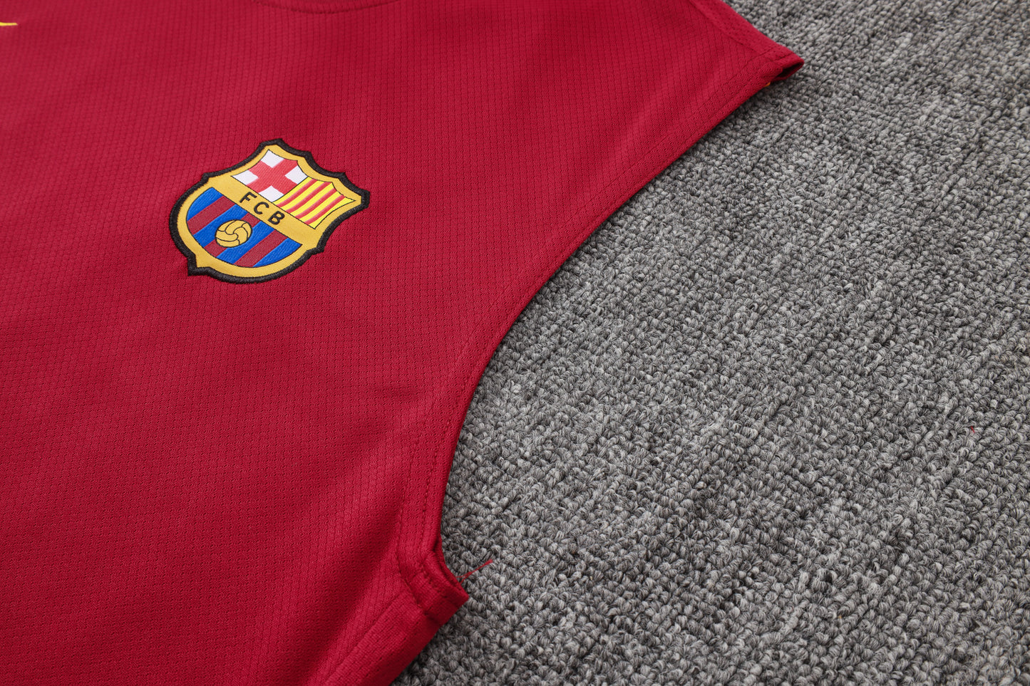Barcelona Sleeveless Training Kit - Maroon/Navy