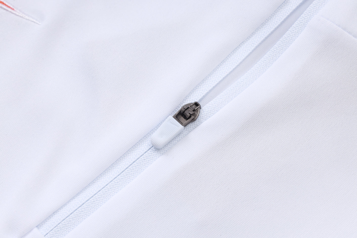 France 1/4 Zip Tracksuit Set - White/Navy