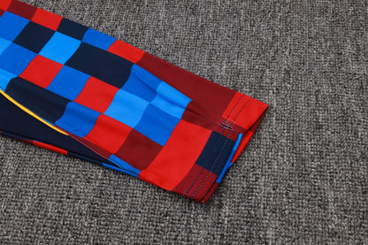 Barcelona 1/4 Zip Tracksuit Set - Pre Match