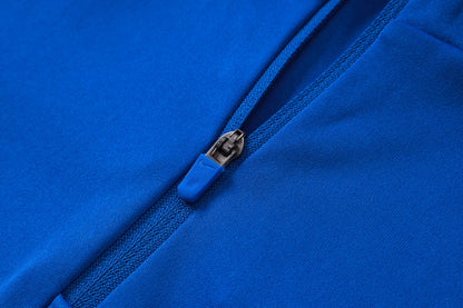 France 1/4 Zip Tracksuit Set - Blue
